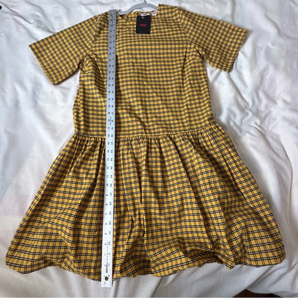 Levi’s Women Sz XS NWT dropped waist bubble skirt taffeta School Girl Y2K preppy - Picture 10 of 11